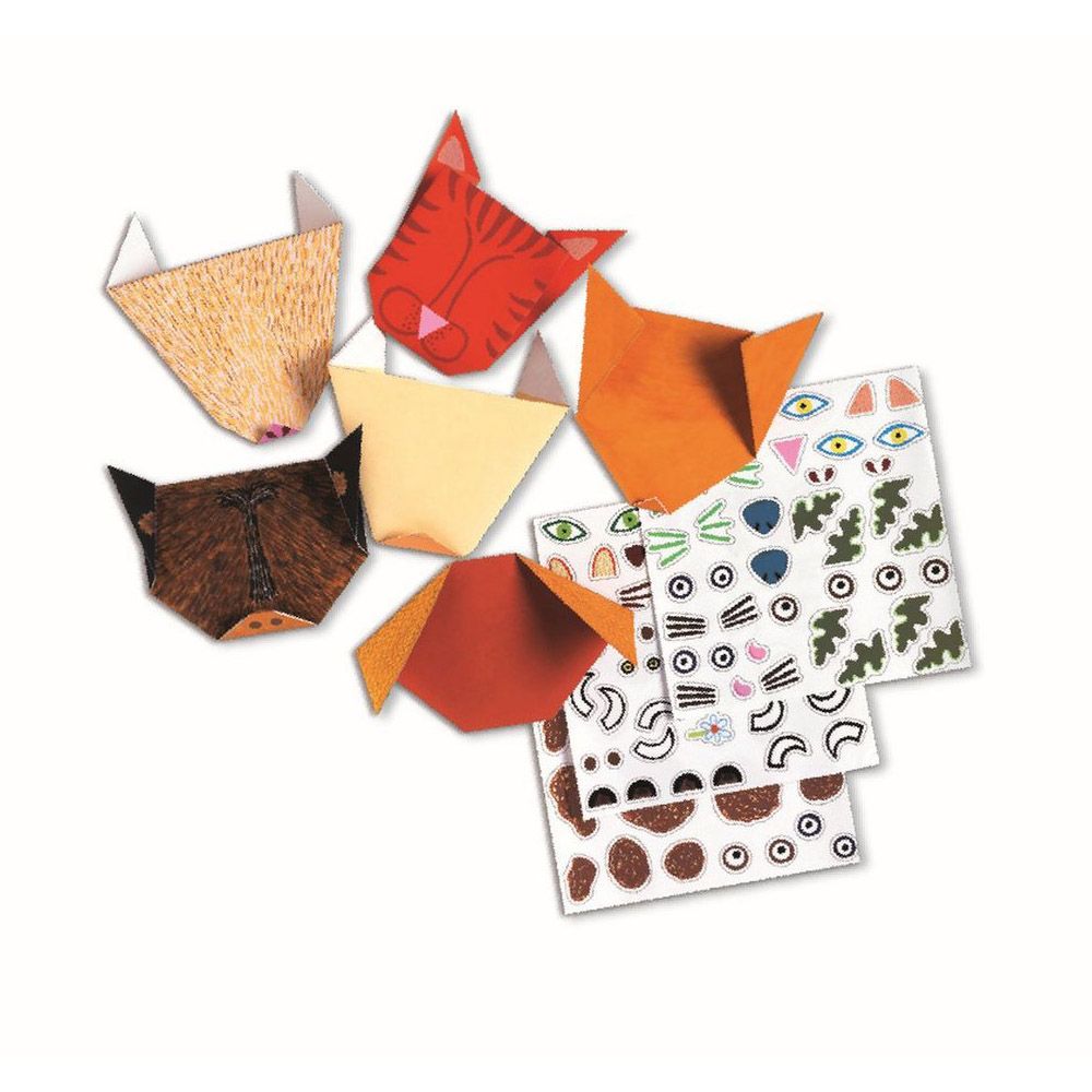 Комплект за оригами, Муцунки на животни
