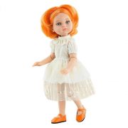 Кукла Анита, с бяла рокля, 32 см