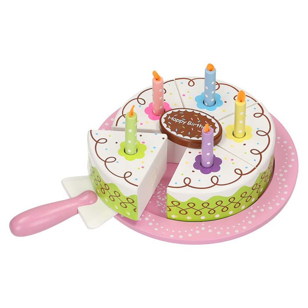 Lelin Toys, Дървена сметанова торта за Рожден ден