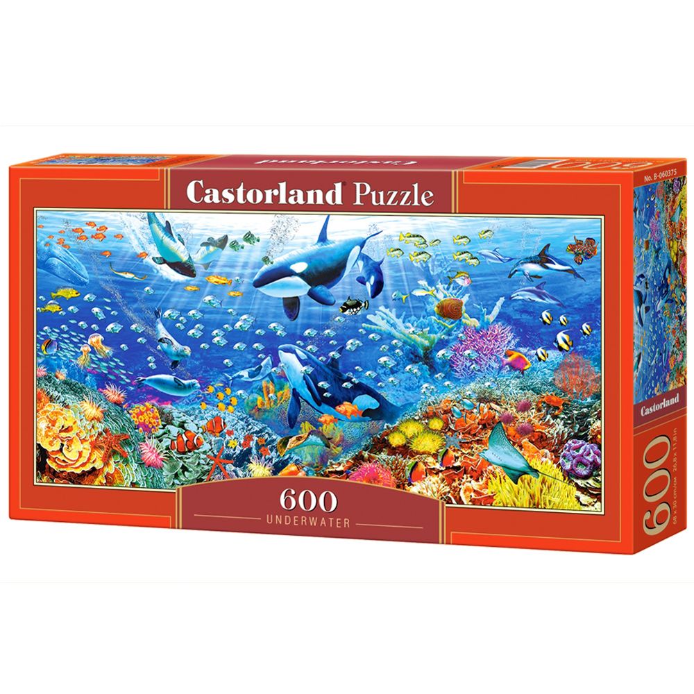 Castorland, Подводен свят, панорамен пъзел 600 части