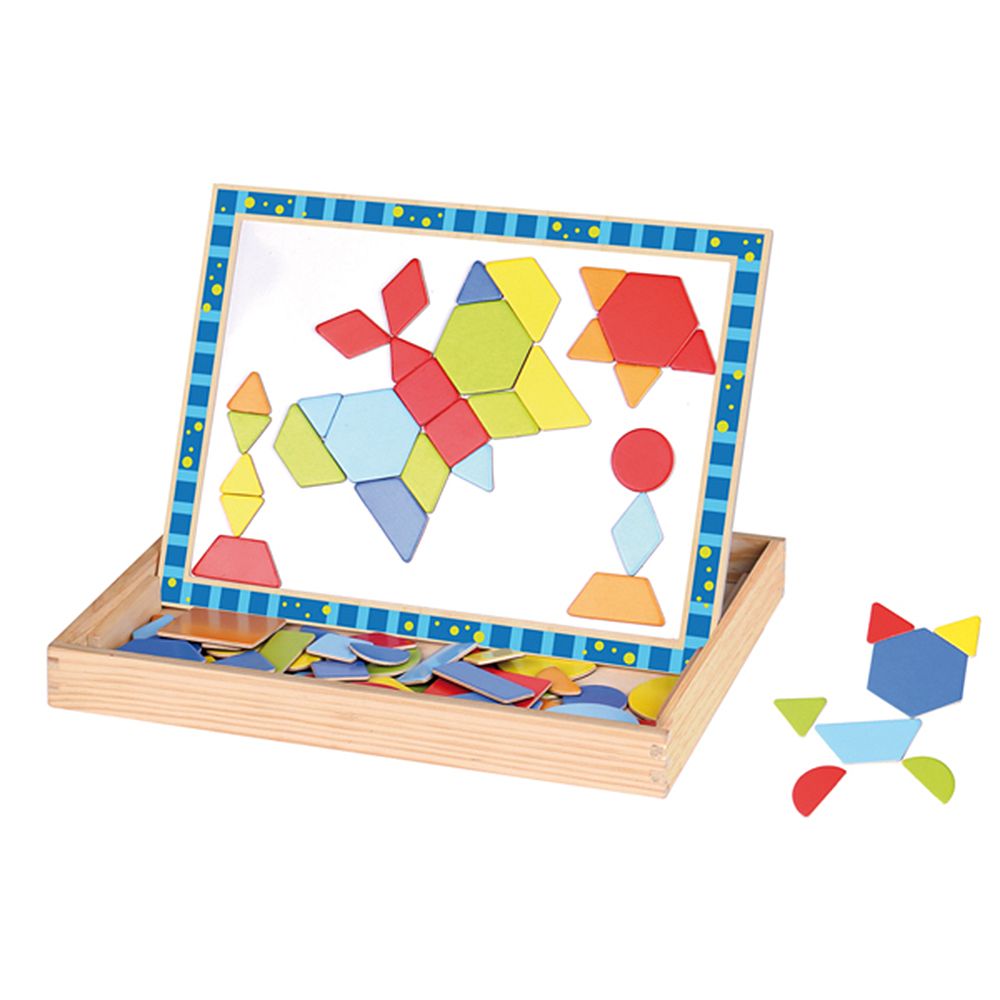 Andreu toys, Двустранна магнитна дъска с цветни форми