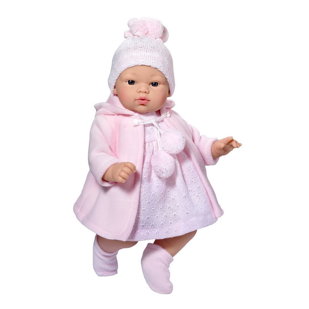 Дрехи за кукла, Розово палтенце и шапка за кукла Коке