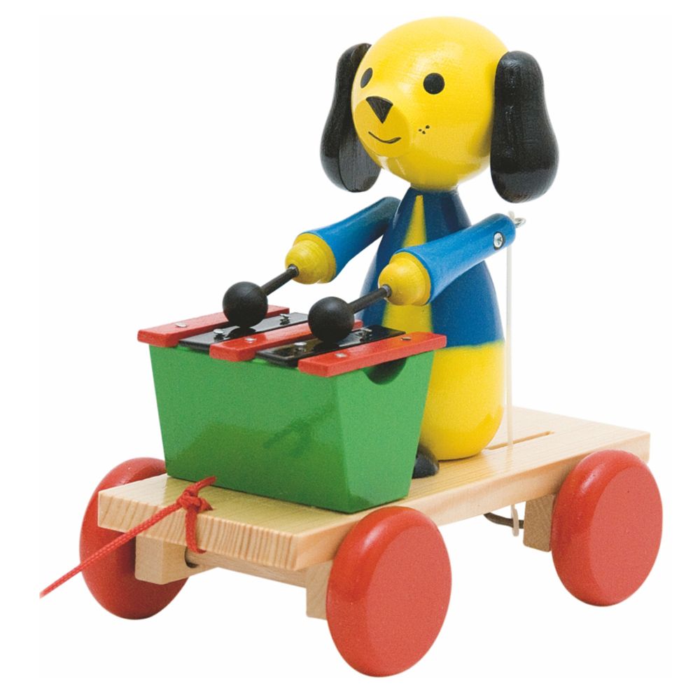 Woodyland, Играчка за дърпане, Куче с ксилофон