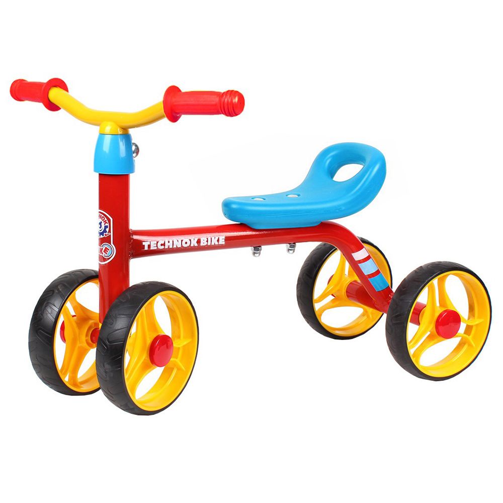 TechnoK toys, Бебешко балансно колело, с метална рамка и 4 колела