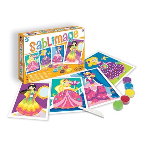 SentoSphere, Kомплект за рисуване с цветен пясък, Принцеси