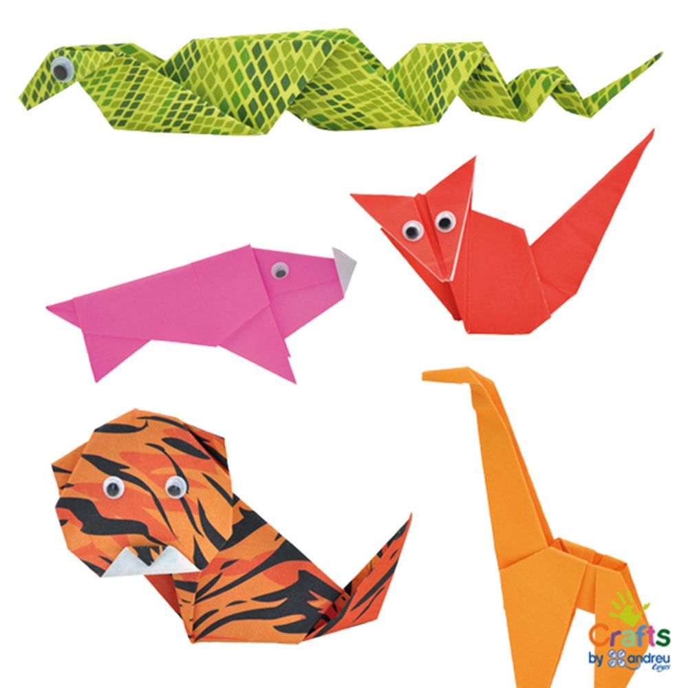 Оригами, Диви животни