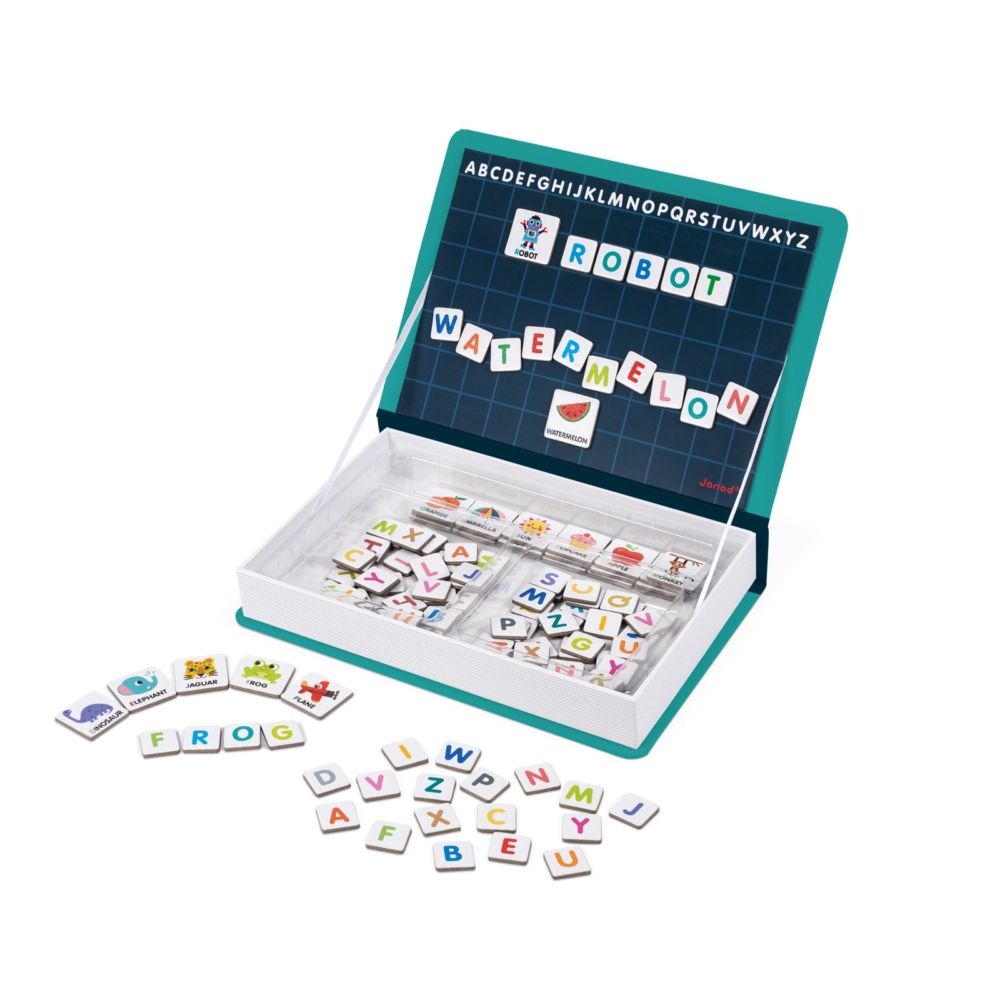 Магнитна образователна игра, Английската азбука