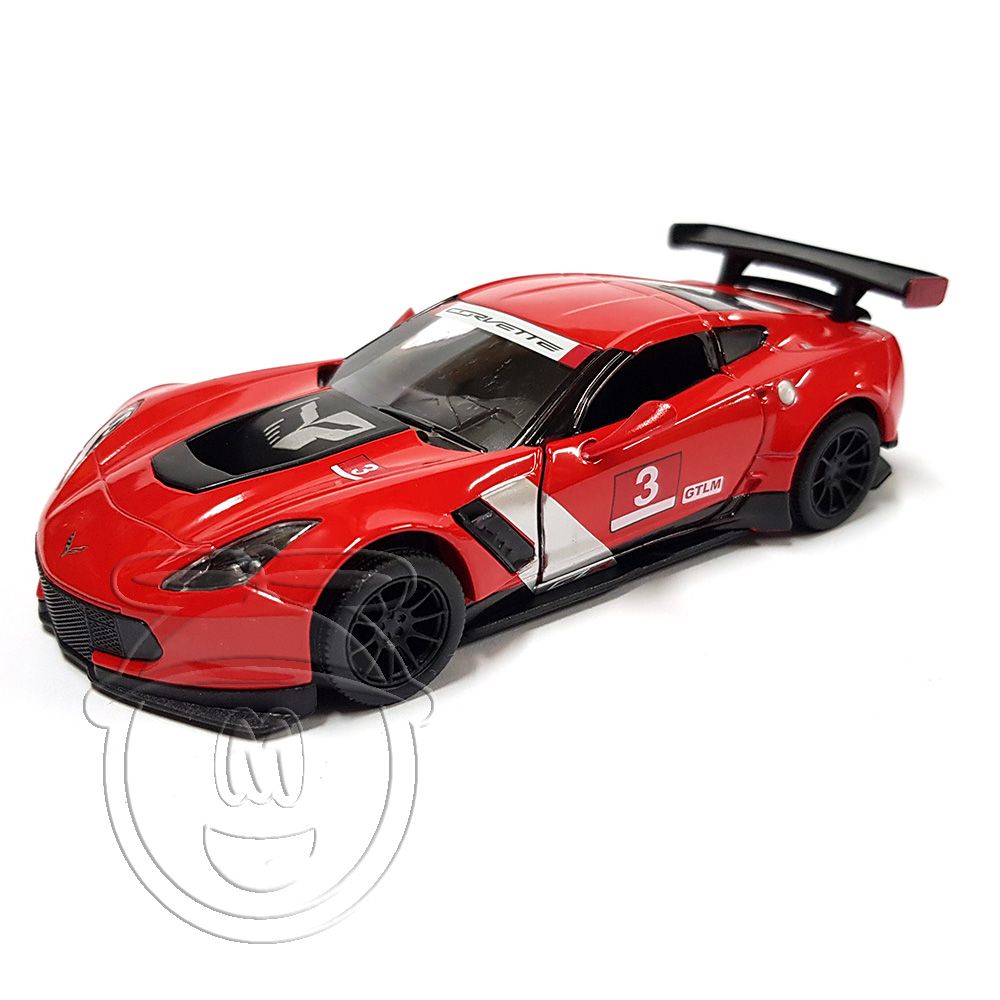 Kinsmart, Метална кола, Corvette C7.R racing GTLM, червена