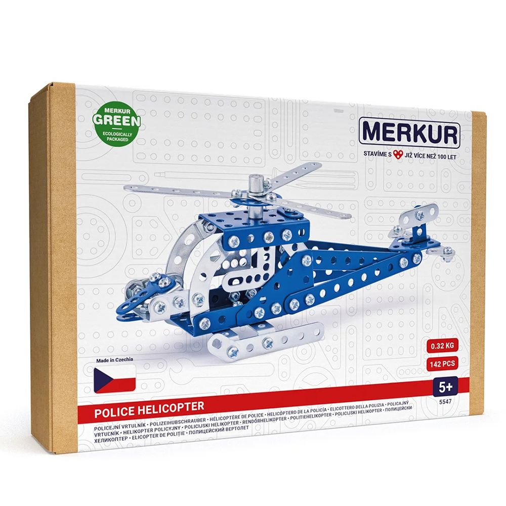 Merkur, Метален конструктор, Полицейски хеликоптер, 142 части