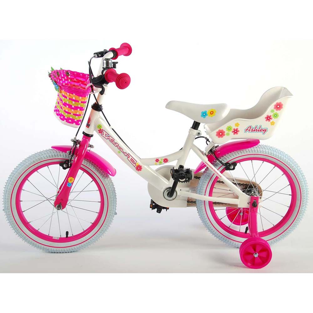 Детски велосипед, Ашли, с помощни колела, 16 инча