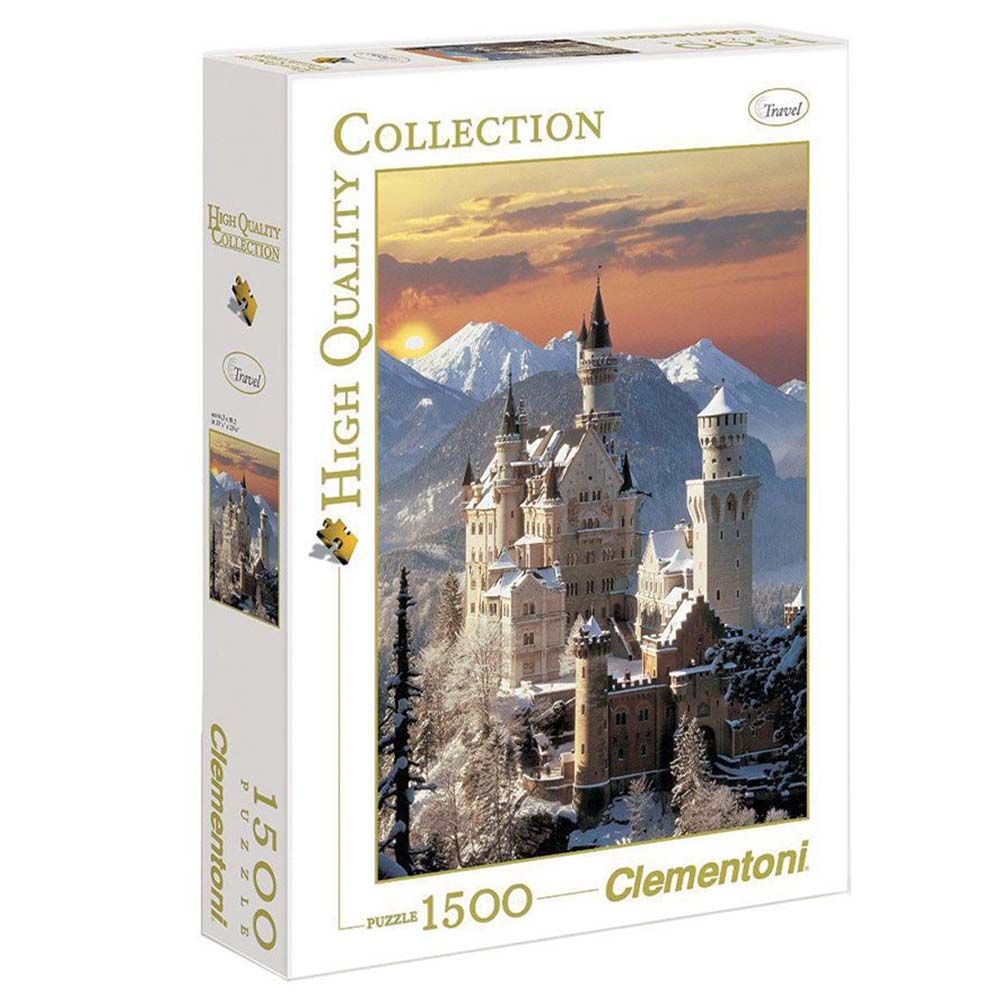 High quality collection, Замъкът Нойшвайнщайн, Германия, пъзел 1500 части, Clementoni
