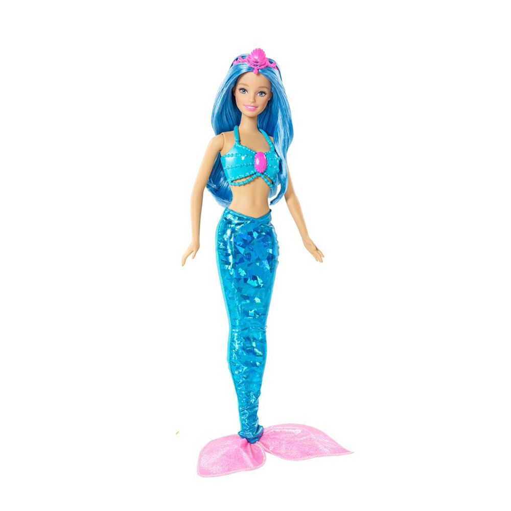 MATTEL, Barbie CFF28 Mix & Match, Кукла Барби, Русалка със синя коса