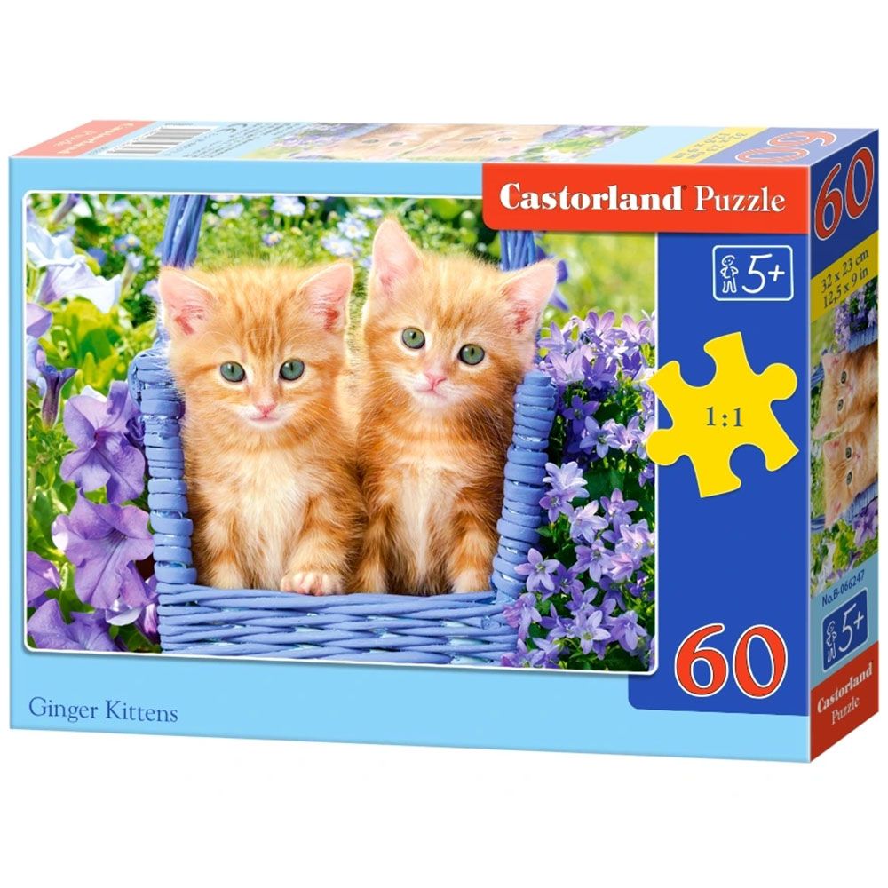 Castorland, Малки котенца, пъзел 60 части