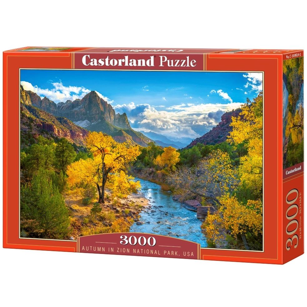 Castorland, Есен в Национален парк Зион, САЩ, пъзел 3000 части