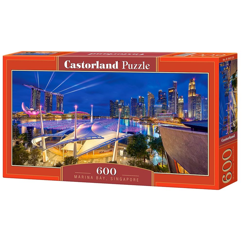Castorland, Марина Бей, Сингапур, панорамен пъзел 600 части