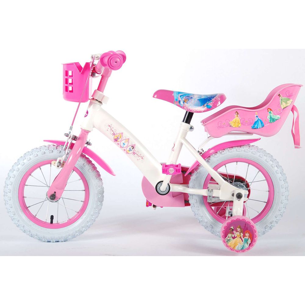 Детски велосипед, Принцеси, с помощни колела, 12 инча