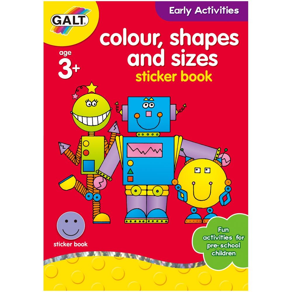 Galt Toys, Детска книжка, Цветове, форми и размери