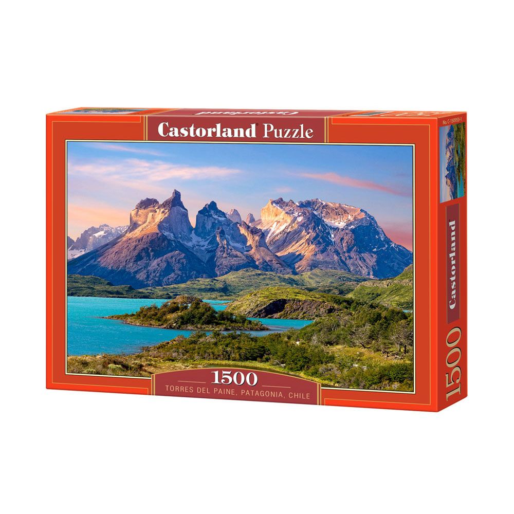 Castorland, Сините кули, национален парк, Патагония, Чили, пъзел 1500 части
