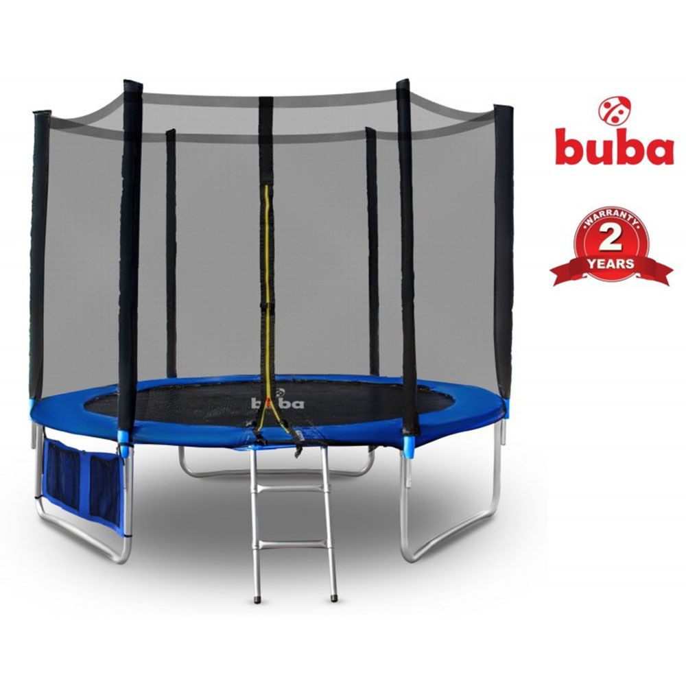 Buba, Детски батут с мрежа и стълба, 305 см