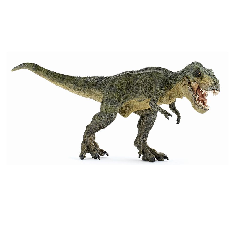 Динозаври, Фигурка за игра и колекциониране, Динозавър Т-рекс, зелен, Papo