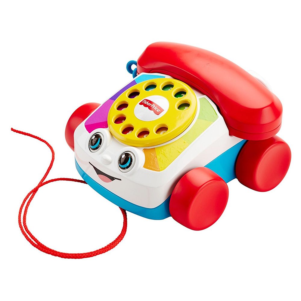 Fisher Price, Бебешка играчка за дърпане, Телефонче със шайба