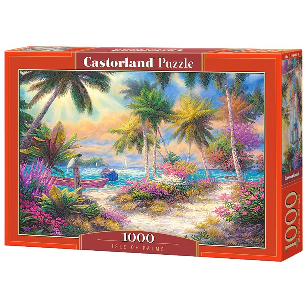 Castorland, Остров с палми, Чък Пинсън, пъзел 1000 части