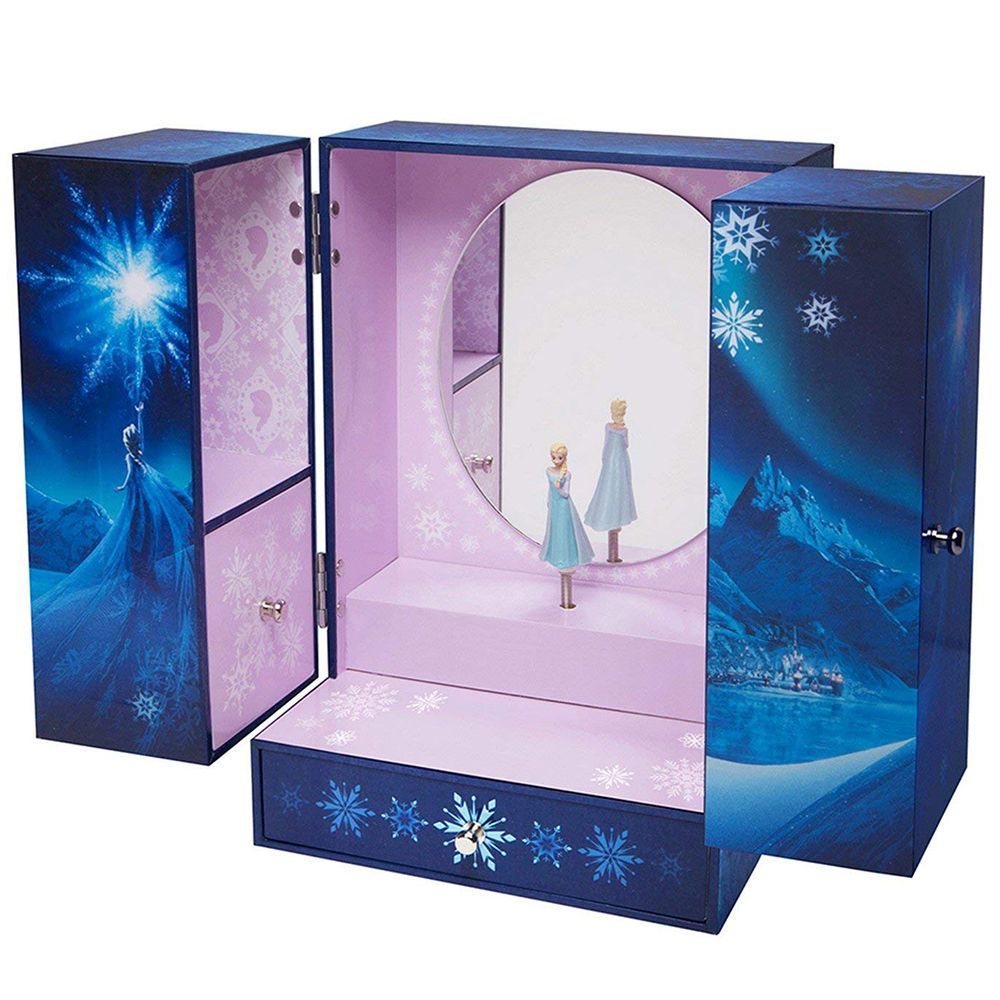 Mузикална кутия - тоалетка с чекмеджета, Елза от Замръзналото кралство