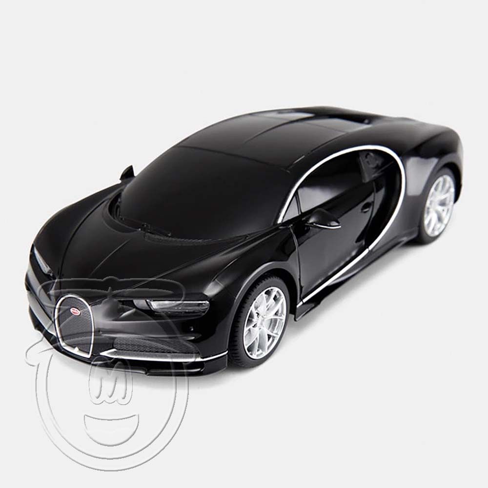 RASTAR, Кола с радио контрол, Bugatti Chiron 1:14, черна