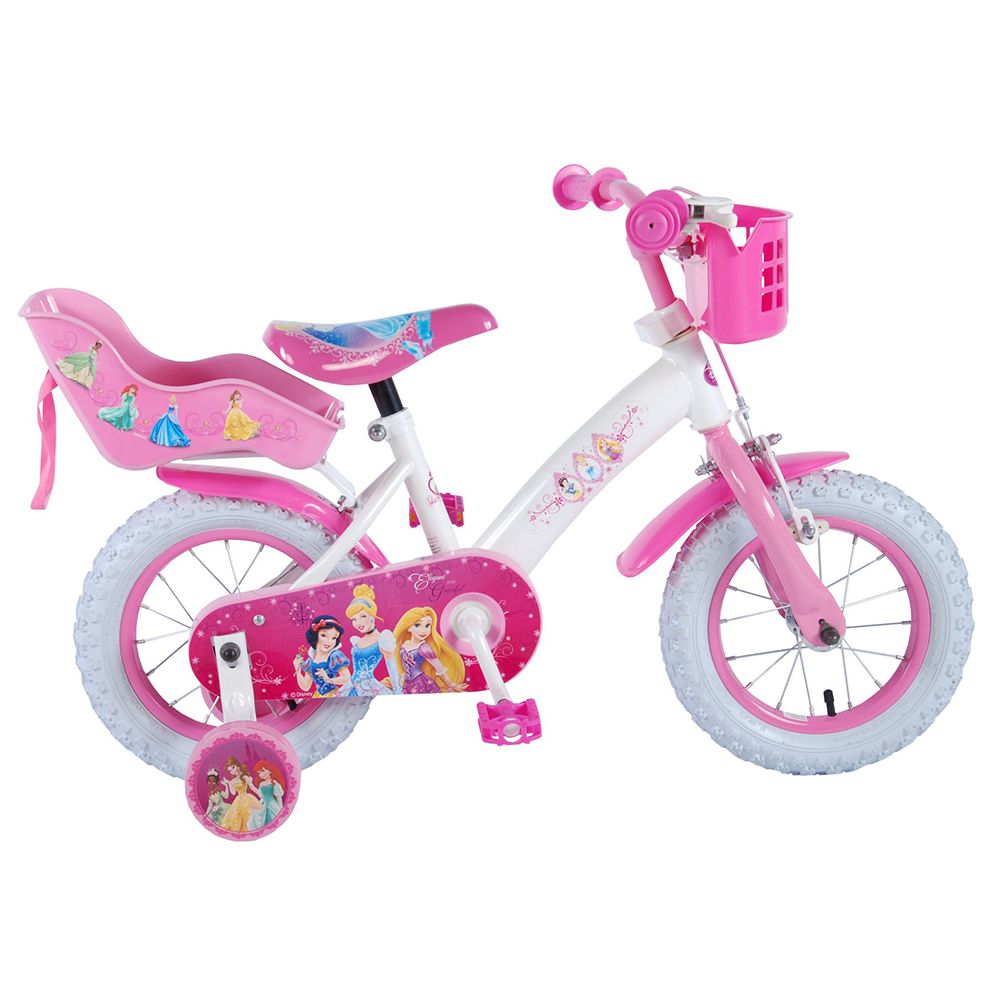 Детски велосипед, Принцеси, с помощни колела, 12 инча