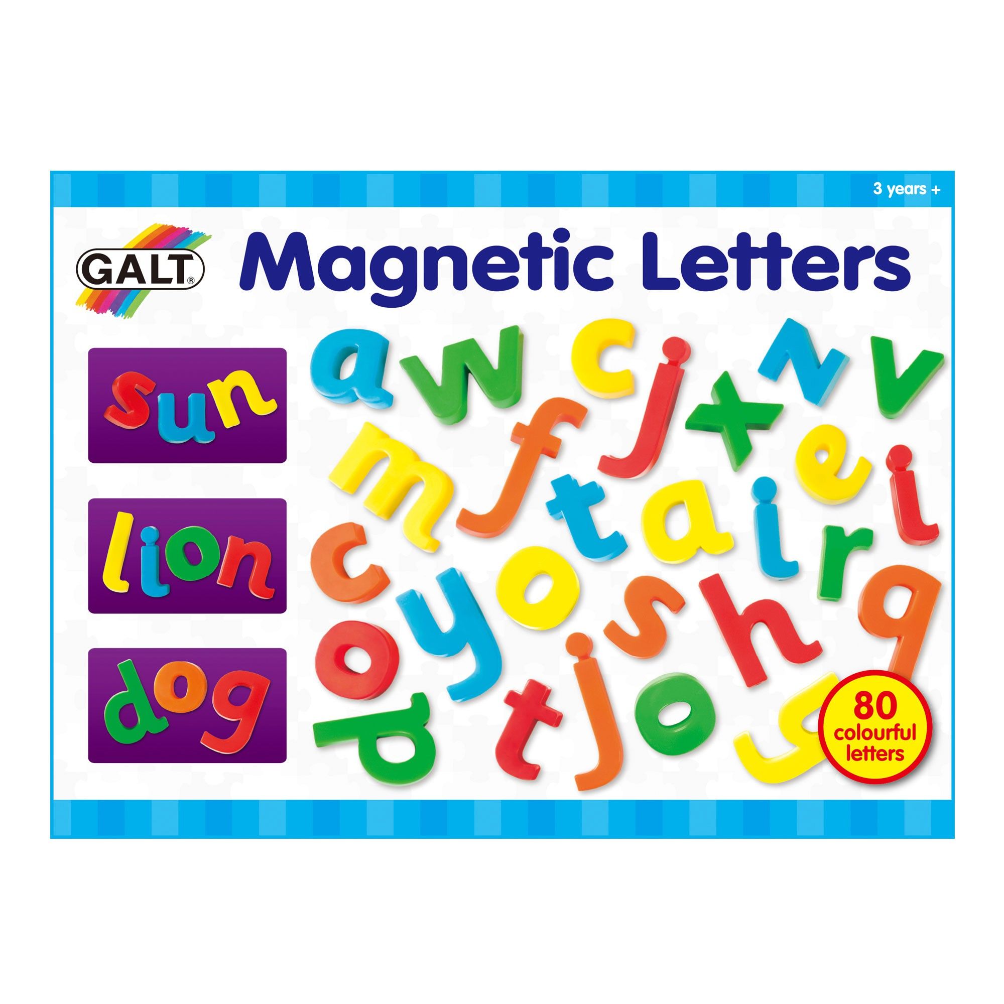 Galt Toys, Магнитни букви, 80 броя, Английска азбука