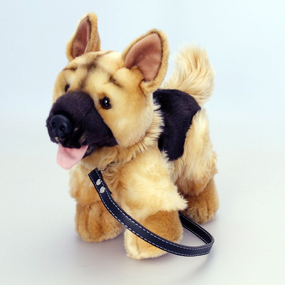 Keel Toys, Плюшено куче с каишка Немска овчарка