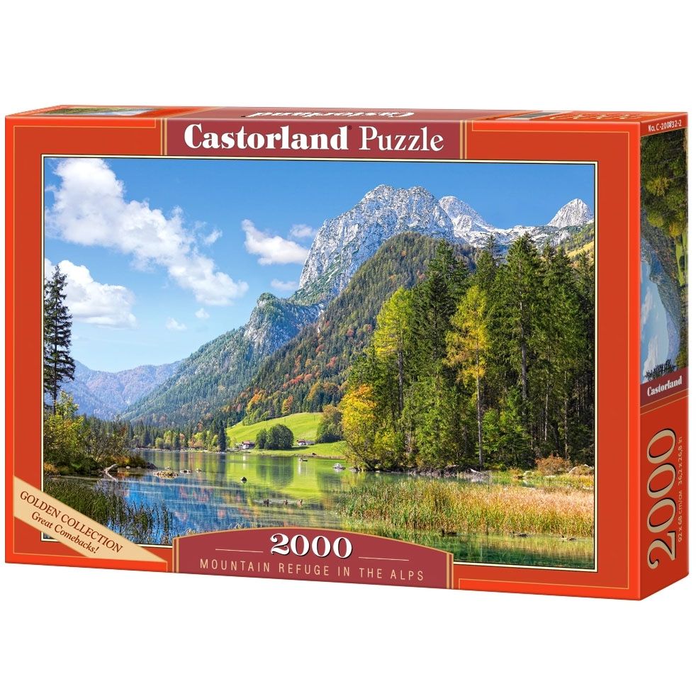 Castorland, Планински пейзаж, Алпи,  пъзел 2000 части