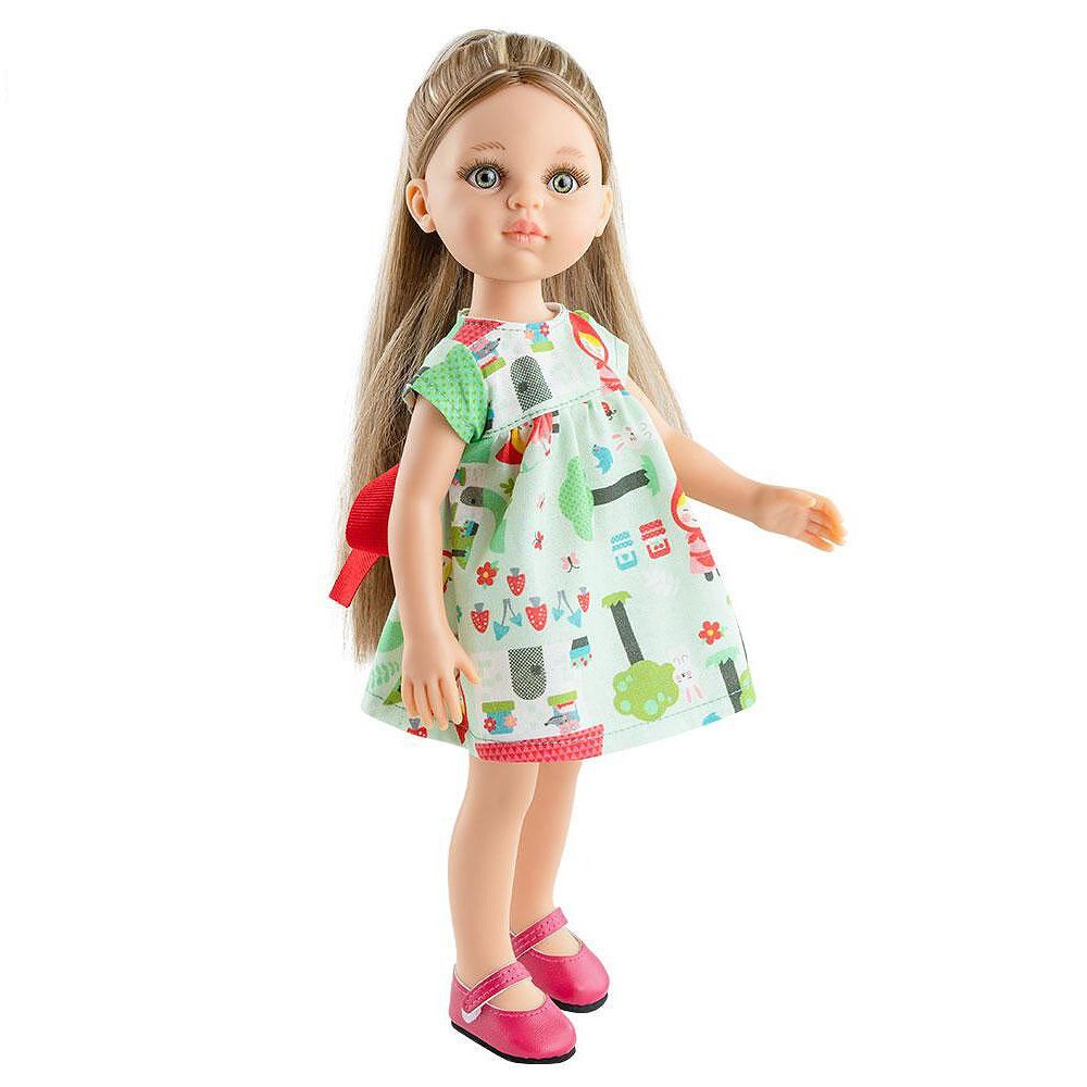Paola Reina, Кукла Елви, със зелена рокля, 32 см
