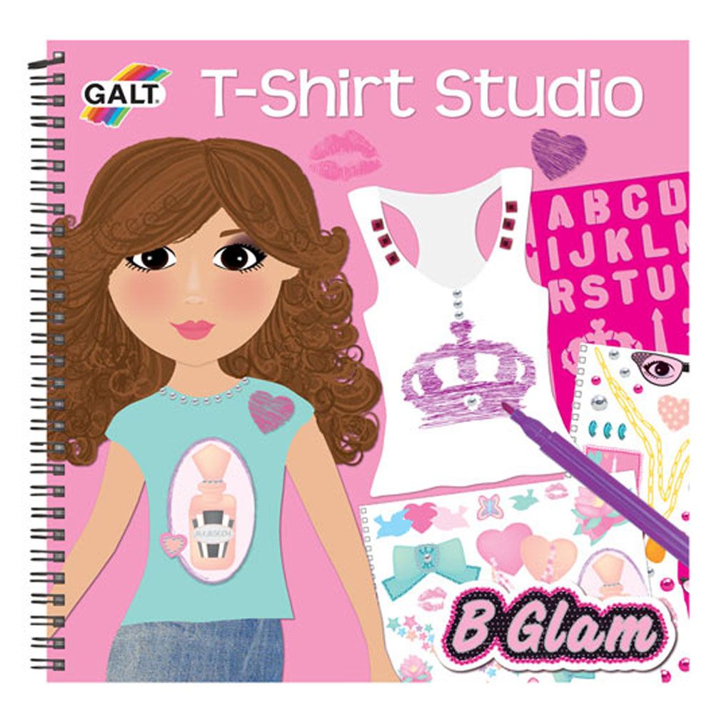 Galt Toys, Книжка, Модерни момичета - дизайн на тениски