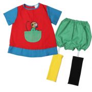 Детски театрален костюм, Пипи Дългото чорапче, 110-122 см