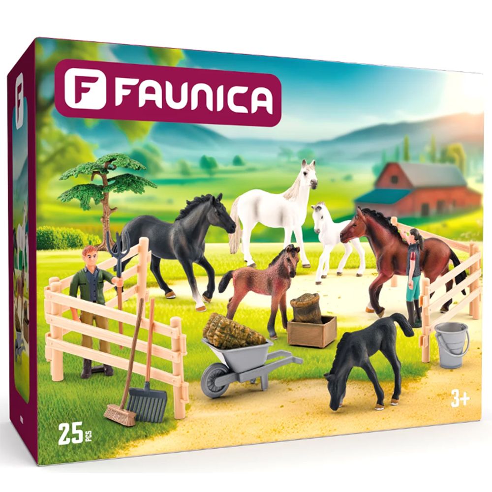 FAUNICA, Конеферма с кончета и аксесоари, 25 части II