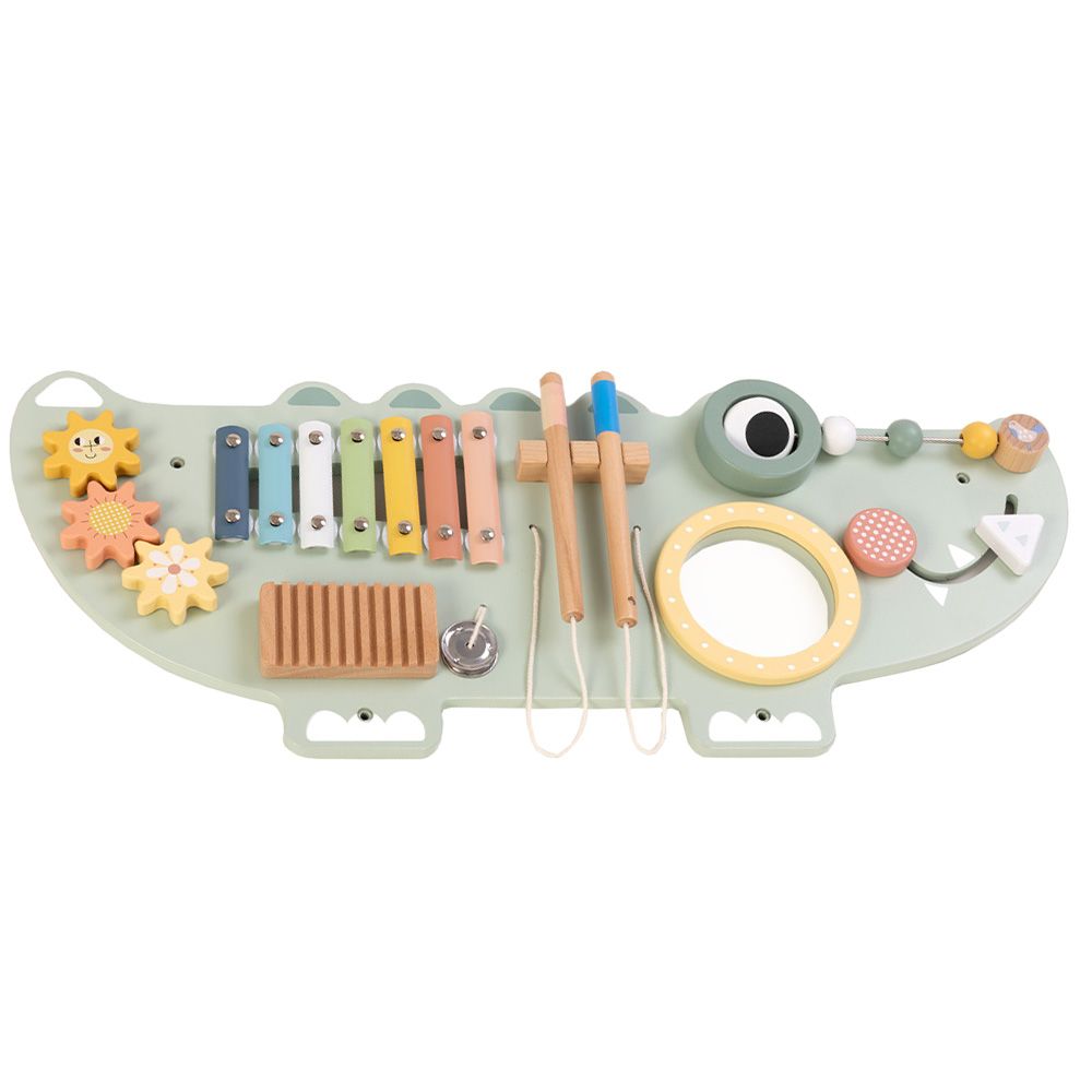 TookyToy, Дървена активна играчка за стена, Крокодил