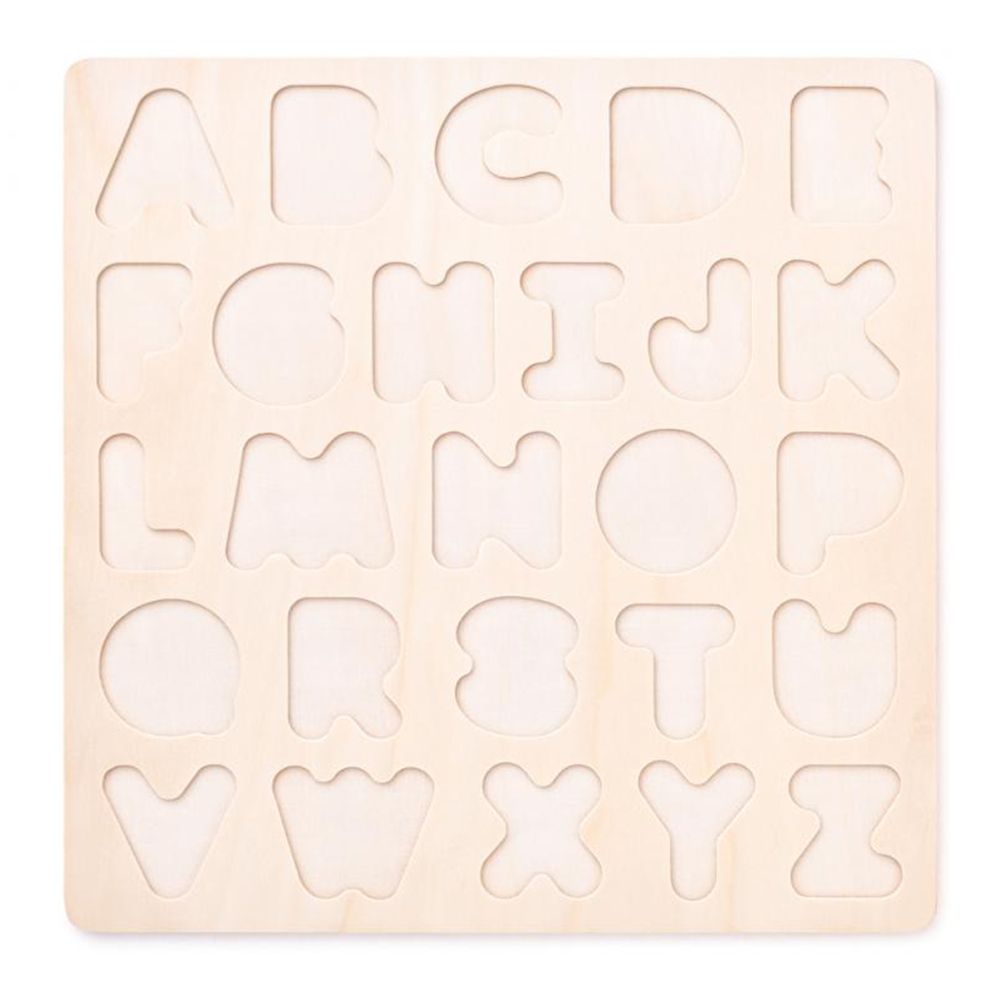 Английската азбука - дървен пъзел