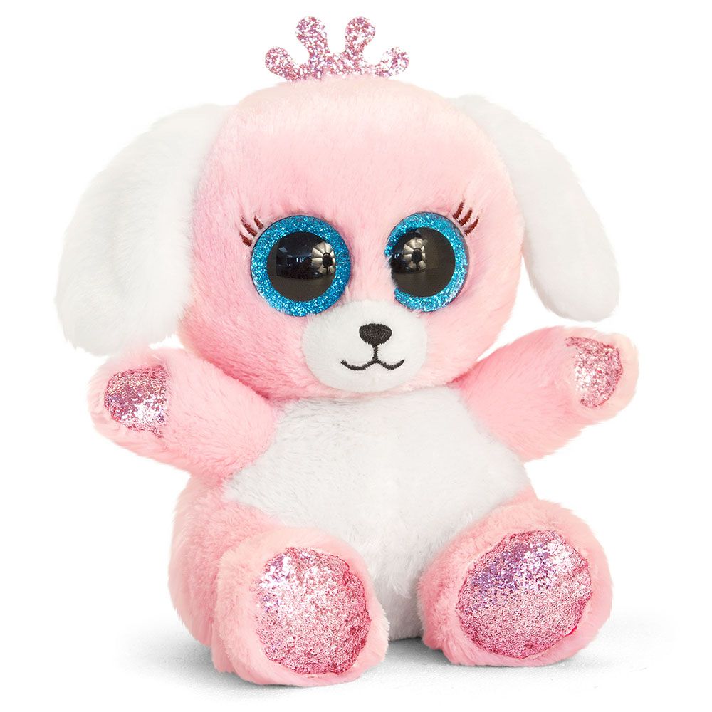 Анимотсу, Плюшена играчка, Розов лабрадор, с корона, Keel Toys