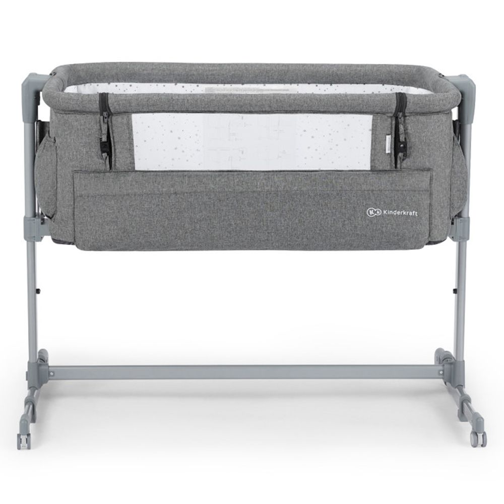 Бебешка кошара NESTE Up, 2 в 1, тъмно сива