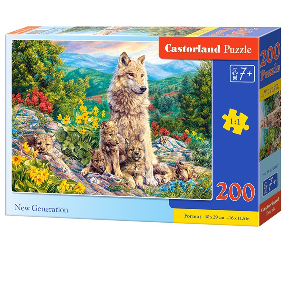 Castorland, Ново поколение, пъзел 200 части