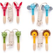 Въже за скачане с дървени дръжки, Животни