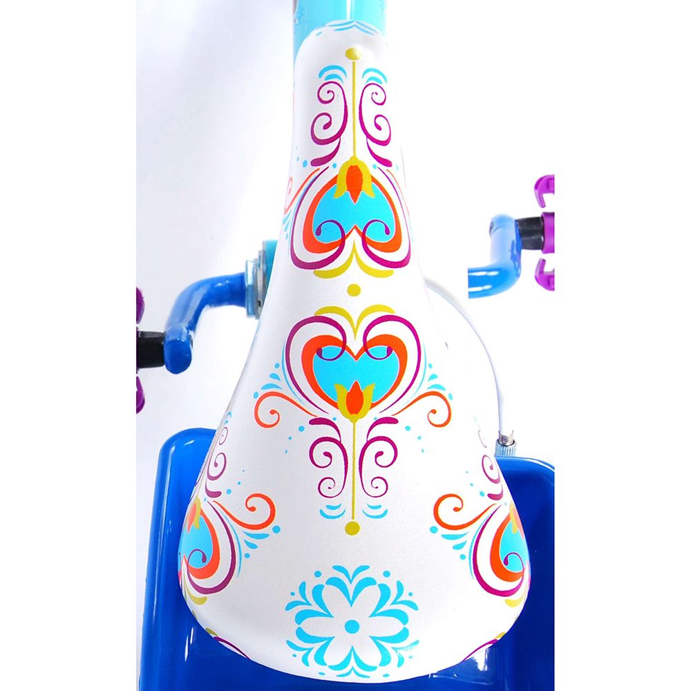 Детски велосипед, Дисни Frozen, с помощни колела, 12 инча