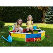 Пясъчник с покривало, цветен