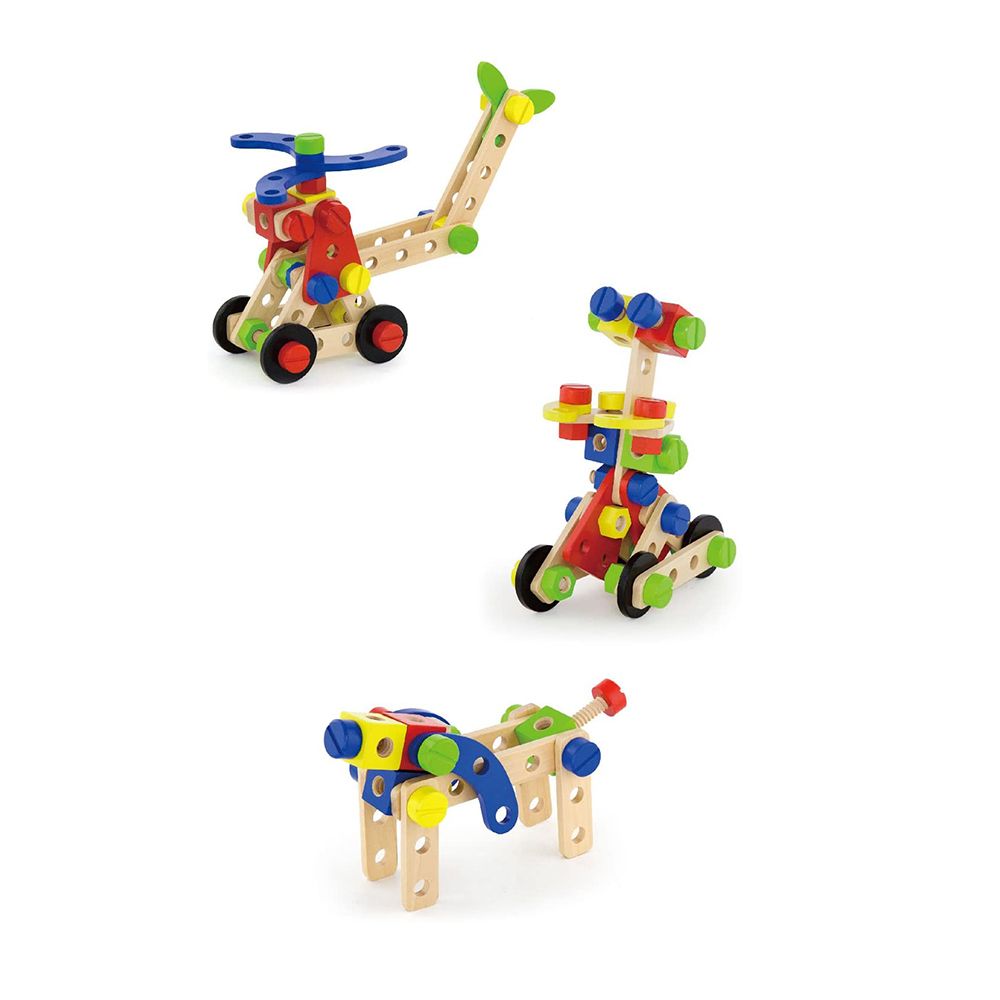 Дървен конструктор, 68 части