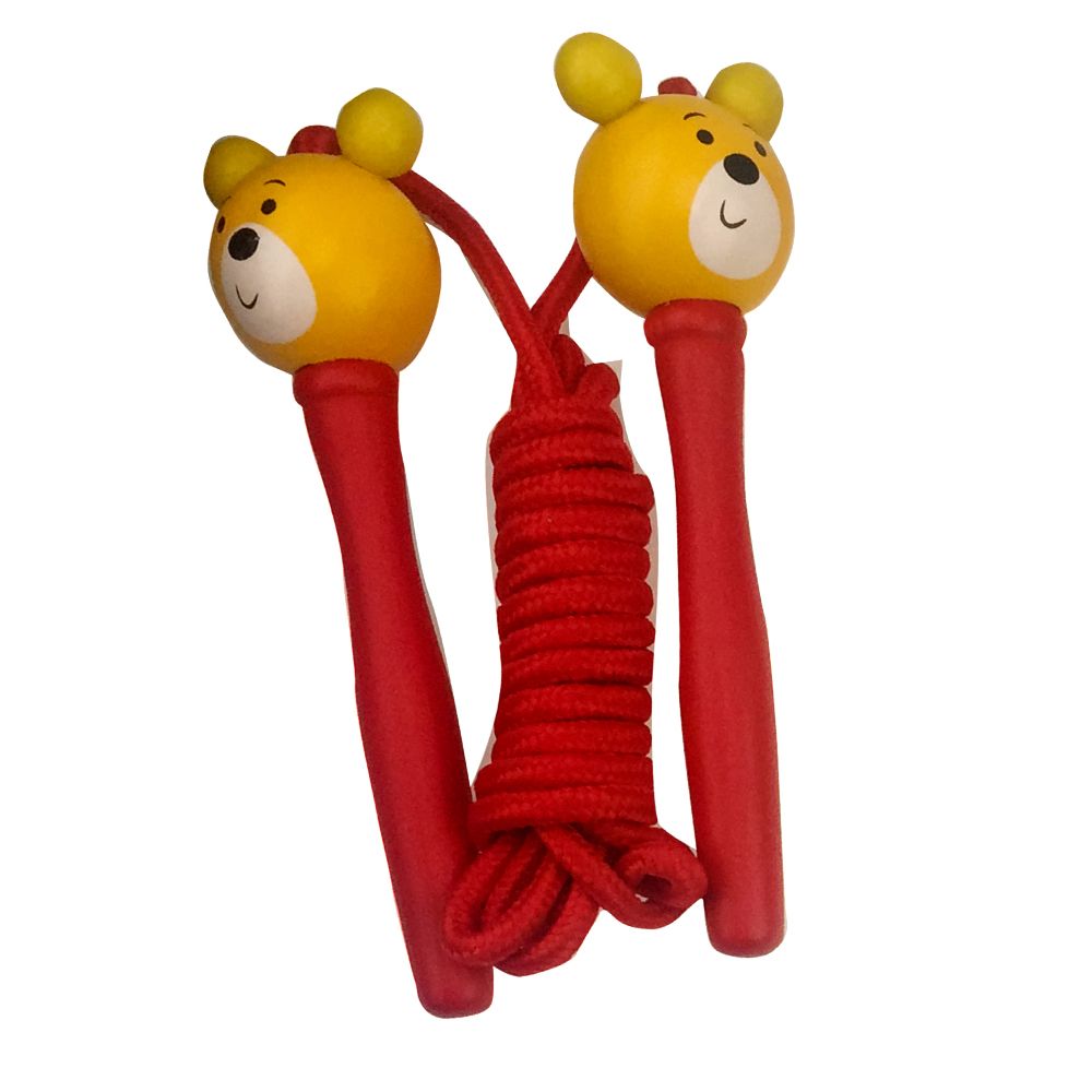 Woodyland, Въже за скачане с дървени дръжки, Мече