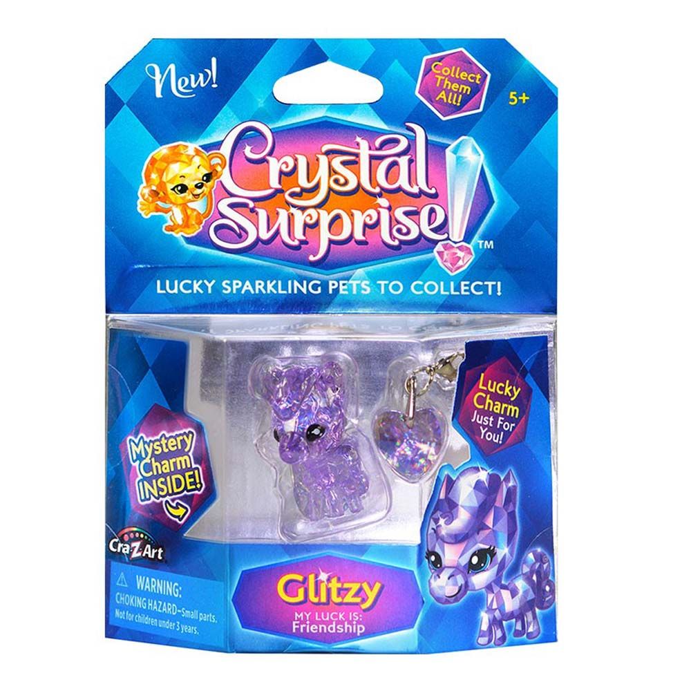 CRYSTAL SURPRISE 500, Блестящо животинче с  талисманчета