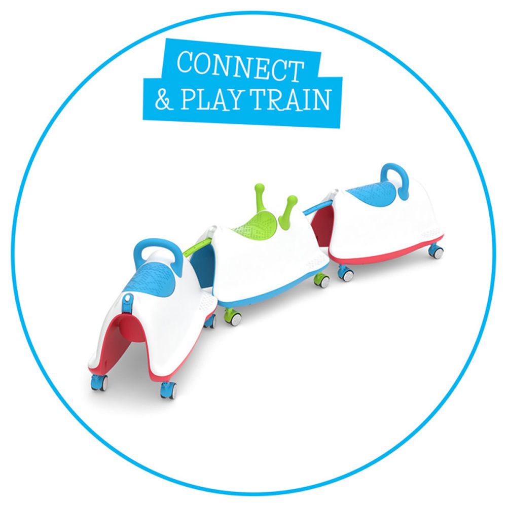 Играчка за бутане, 4 в 1, Trackie, синя