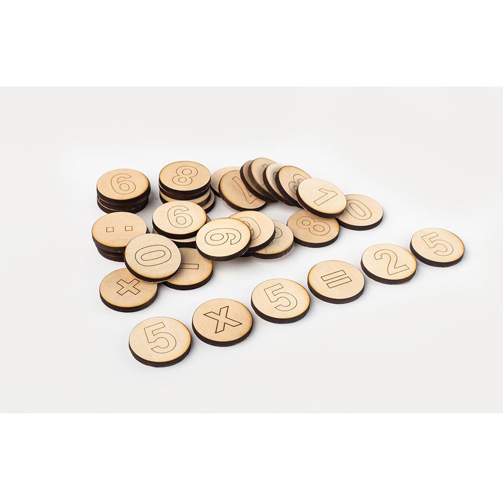 Дървена образователна игра, Математика