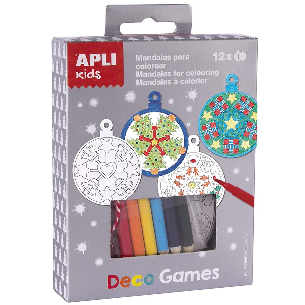 Apli kids, Творчески комплект Коледа, мандали за елха